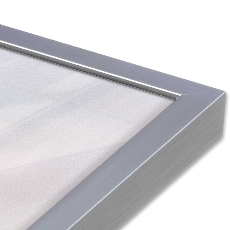 Maison de campagne, Cadre en chrome poli, H 17,75 po x l 17,75 po