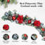 Guirlande fine poinsettia 5 '