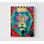 «King» par Jessi Dahlquist, impression d'art de graffiti de lion coloré, très grand safari, décor du roi de la jungle