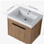 Meuble-lavabo 24 po avec comptoir, lavabo en résine, portes à fermeture douce-120102163