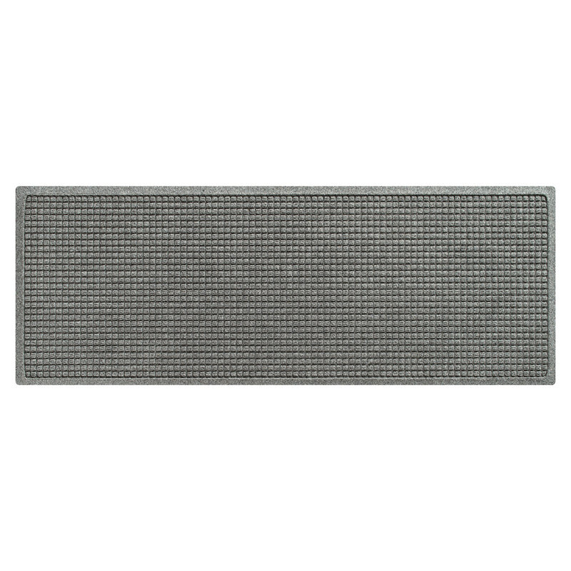 Paillasson WaterHog, Rectangle 1 pi 10 po x 5 pi, Gris moyen