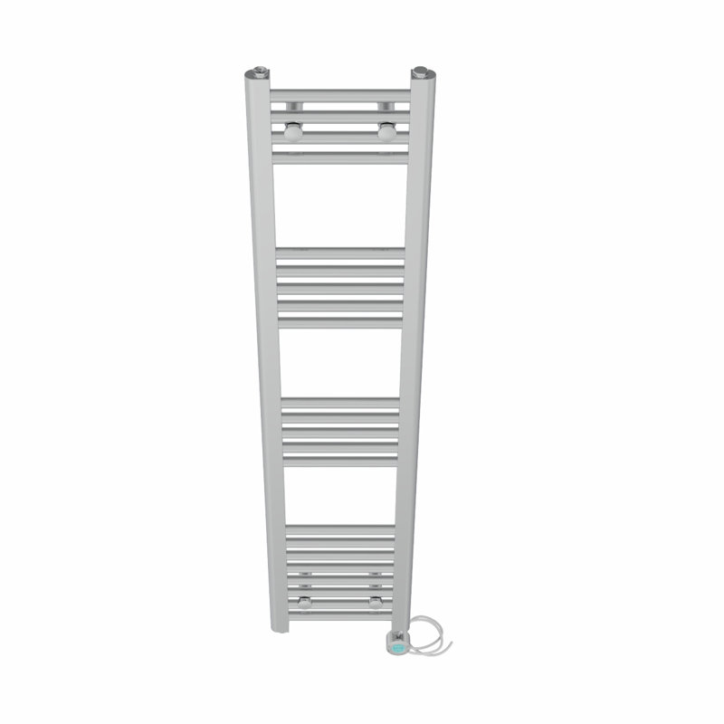Daejuan Straight Towel Rail Heated Towel Rails, 140cm H x 30cm W x 3cm D, Chrome