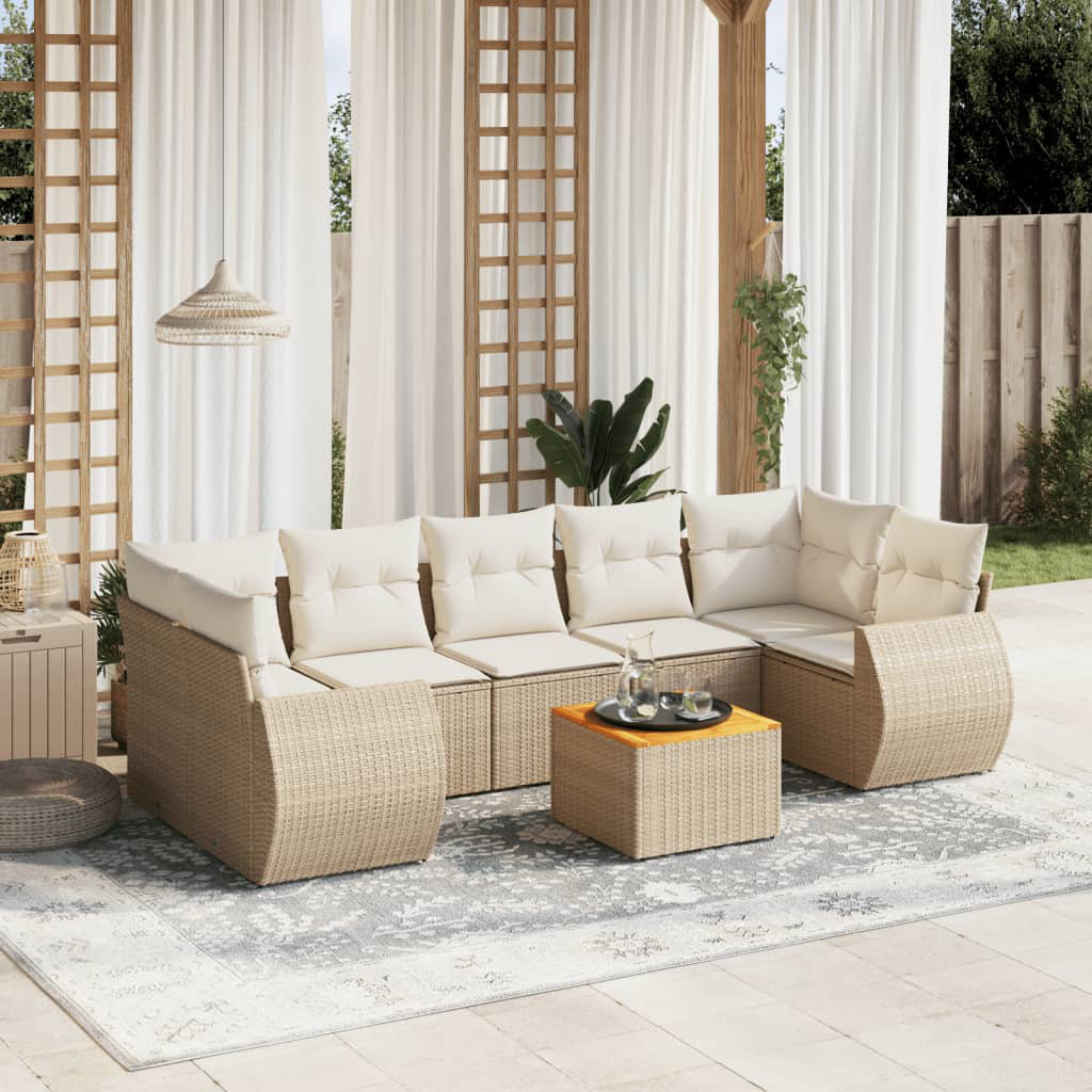 Gartensofa mit Kissen