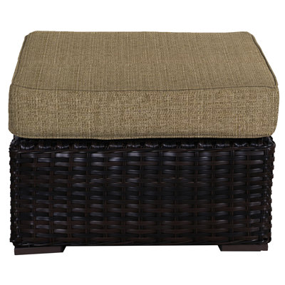Repose-pieds d'extérieur avec coussin Sireci