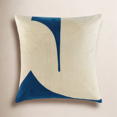 Embroidered Cotton Pillow Cover