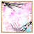 Toile avec cadre flottant or