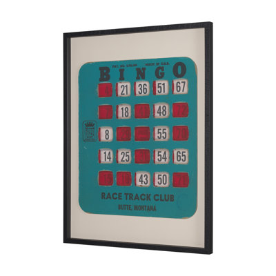 «Chasser les chiffres I» par Mercana Studio, toile encadrée texturée à la main