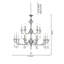 15-Light Chrome Chandelier With Clear And Champagne Crystals-1304958877-1304958876