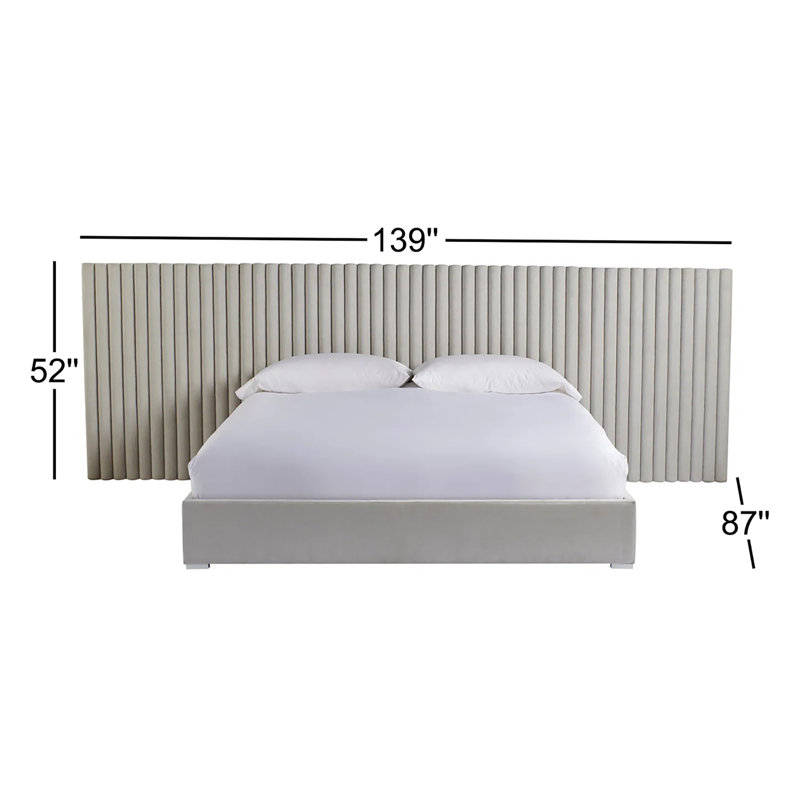 Upholstered Standard Bed, Queen