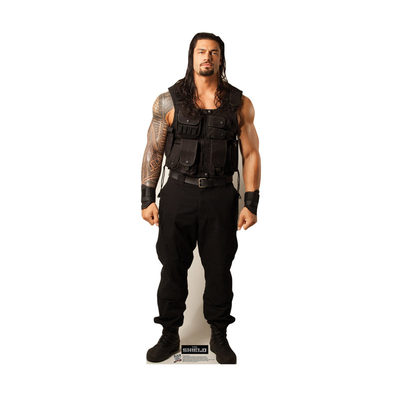 Life-Size Roman Reigns WWE Cardboard Standup 75" x 28"