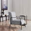 Fauteuil capitonné Monika-416156995