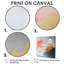 Odilio géométrique or rose et gris forme pure V - art mural géométrique abstrait-26703602-26703613-26703604