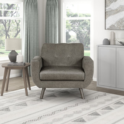 Laveeda 41.5"W Microfiber Armchair by George Oliver