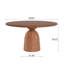 Table de salle à manger ronde en bois massif pour salle à manger de style campagnard 4/6/8-1095660990