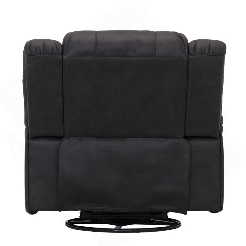 Fauteuil inclinable noir pivotant