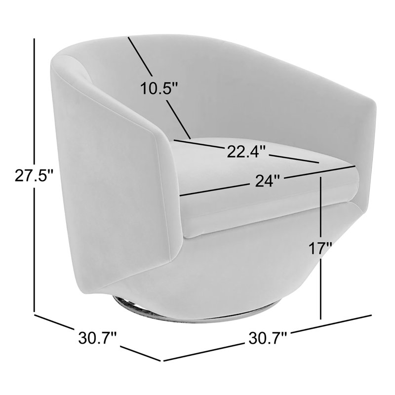 Chaise pivotante Elexi, Vert