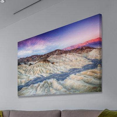 « river through white sable », reproduction d’art sur toile tendue