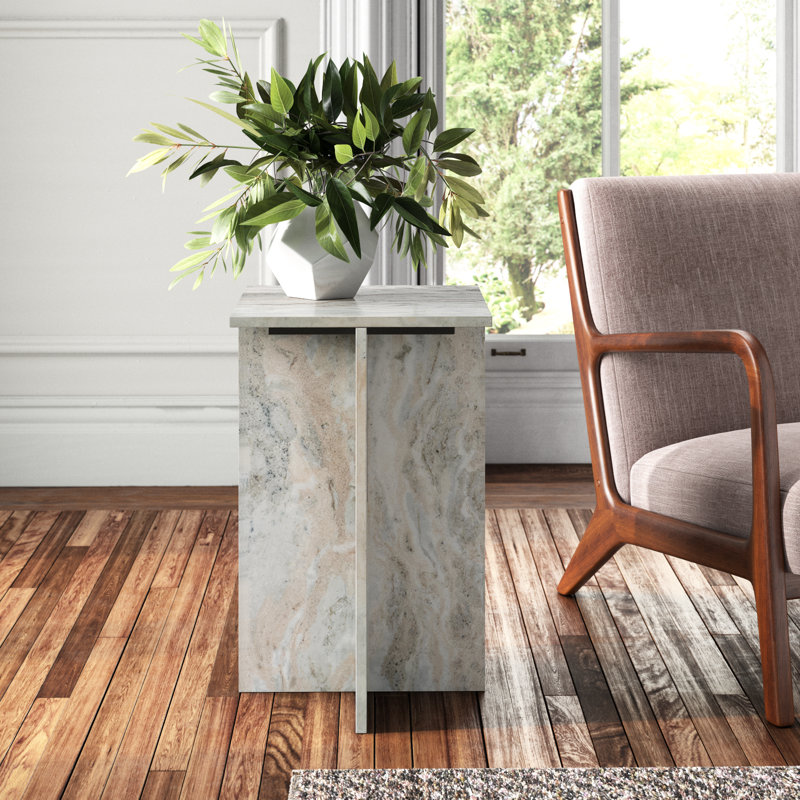 Baja Marble Top End Table