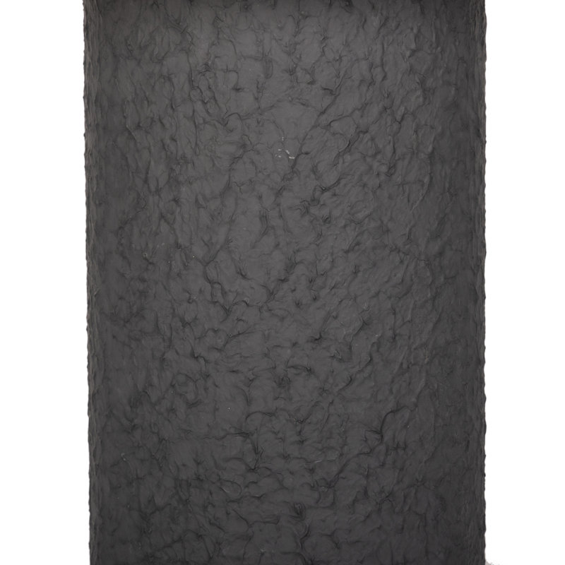Santorini Table Lamp, Matte Black Plaster