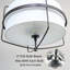 Luminaire suspendu bronze avec abat-jour tambour en tissu 3 lumières-1956378235