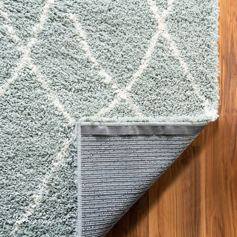 Striped Indoor Rug, Square 4'1"