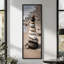 «Stacked Zen Stones on Beach Balilib Coastal Spa Style Extra Large», reproduction d'art sur toile encadrée-126313862-126313863