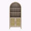 Armoire de rangement arquée