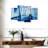 Avery Abstract Blue Lines-108890555