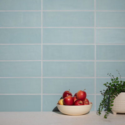 Bedouin 3.5" x 12" Green Matte Ceramic Subway Wall Tile