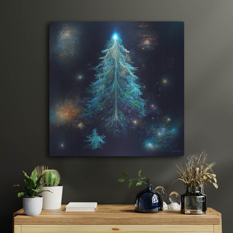 Arbre de Noël 3 par Tanya Mavric, H 24 po x l 24 po