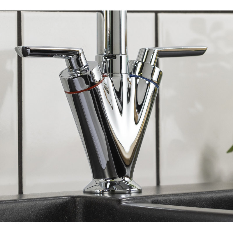 Abode Volo Dual Lever Mixertap, Chrome