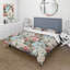 Ensemble de housse de couette rose vintage Flower Garden Symphony IV-668337603