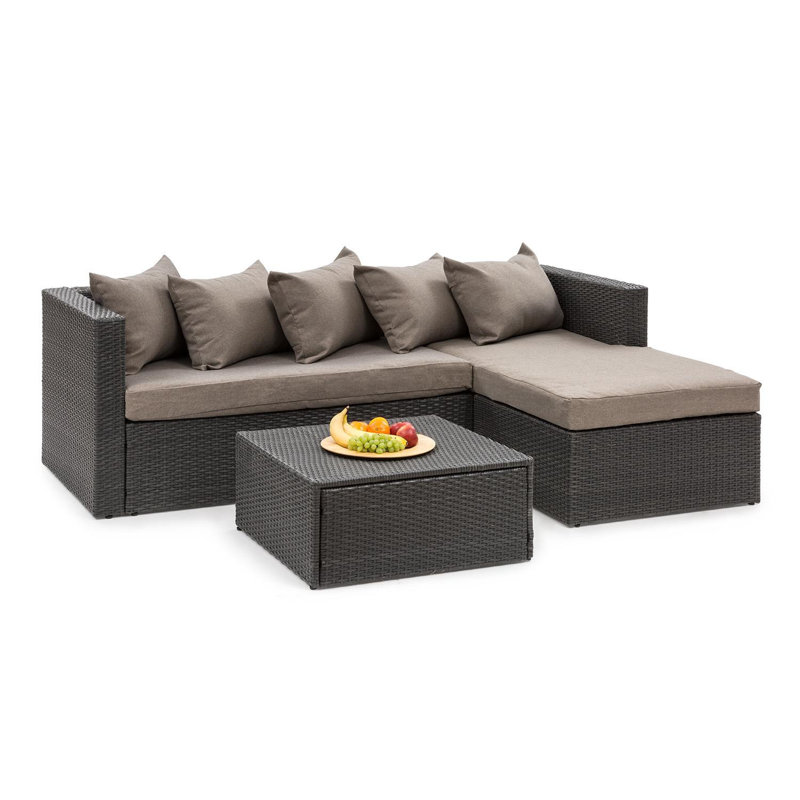Blumfeldt 5 Seater Rattan Sofa Set