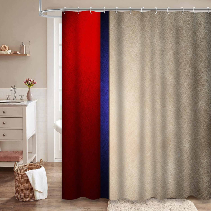 Rideau de douche Patriotic, L 72 po x l 84 po