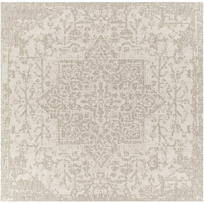 Elliana Oriental Gray Indoor/Outdoor Area Rug
