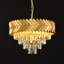 Lustre moderne en cristal 5 lumières