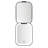  Linea LED Compact Mirror for Women with 10X Magnification, Vertical Grooves Design Portable Lighted Travel Makeup Mirror 
