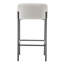 Tabouret de comptoir rembourré avec repose-pieds Sykesville