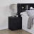 Geary Black 2-Drawer Nightstand LED Lights And USB-653389114