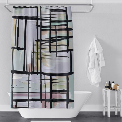Rideau de douche abstrait Citori