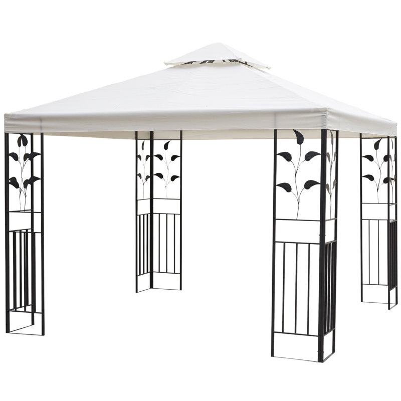 9,8 pi L 9,8 pi. D Pavillon de jardin en acier