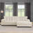 L-Shaped Modular Convertible Sofa-145069176