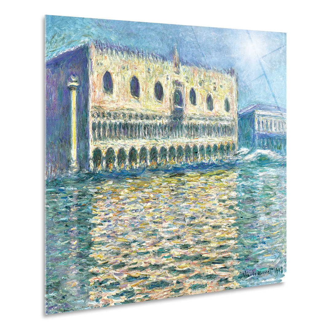 Leinwandbild Doge's Palace Venice von Claude Monet