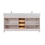 72" Solid Wood Sink Vanity  With 1' Artificial Stone Top-587106564