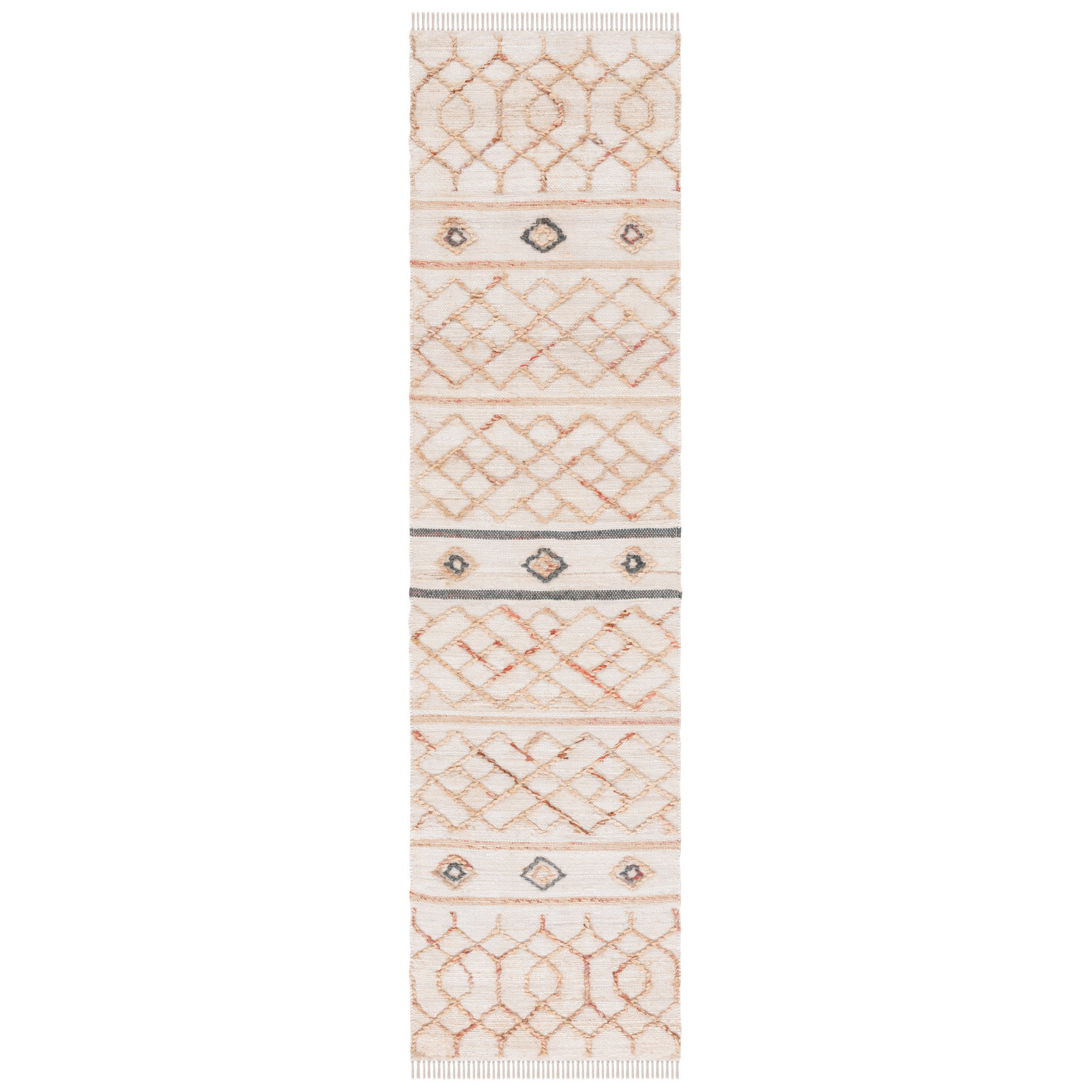 Kiya Natural/Ivory Rug, Runner 2'3" x 9'