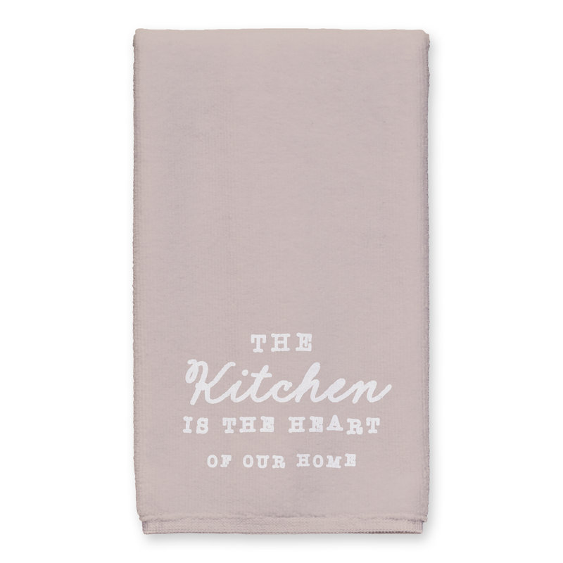 Cotton Floral Tea Towel Kitchen Towel, Pink