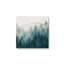 Misty Pine Forest in Blue Print on Canvas-1059803680-1059803695