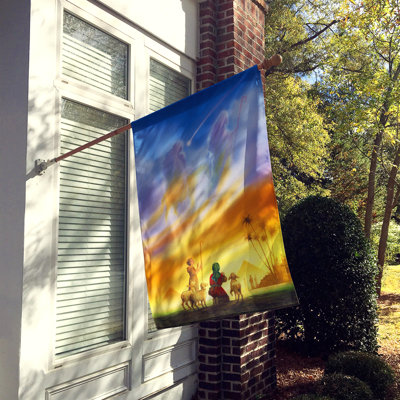 Double Sided Polyester Christmas Garden Flag