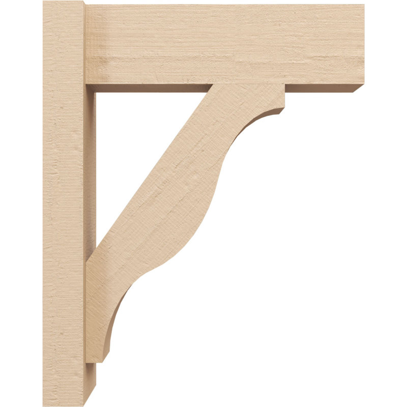 Bois de cèdre brut Funston Block TimberThane Perspector, brun clair apprêté, H 20 po x l 6 po x P 16 po