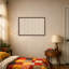 Rangement mural encadré en tissu-134320425